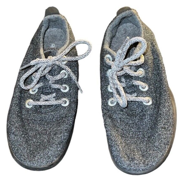 Allbirds Wool Runners Comfort Sneakers Shoes Merino Wool Dark Gray Womens 7 - Picture 1 of 8